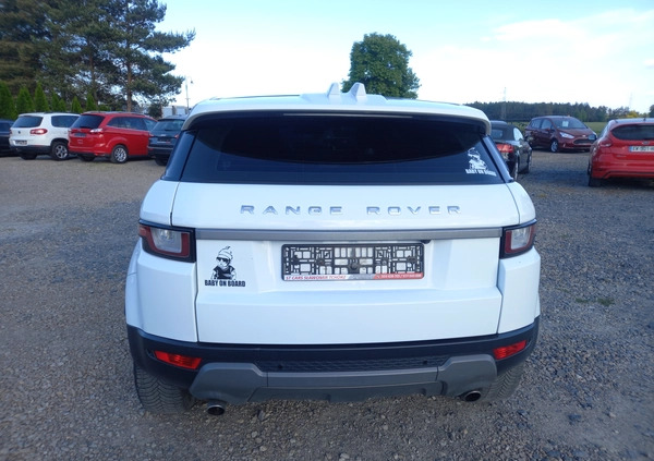 Land Rover Range Rover Evoque cena 89900 przebieg: 93000, rok produkcji 2017 z Margonin małe 326